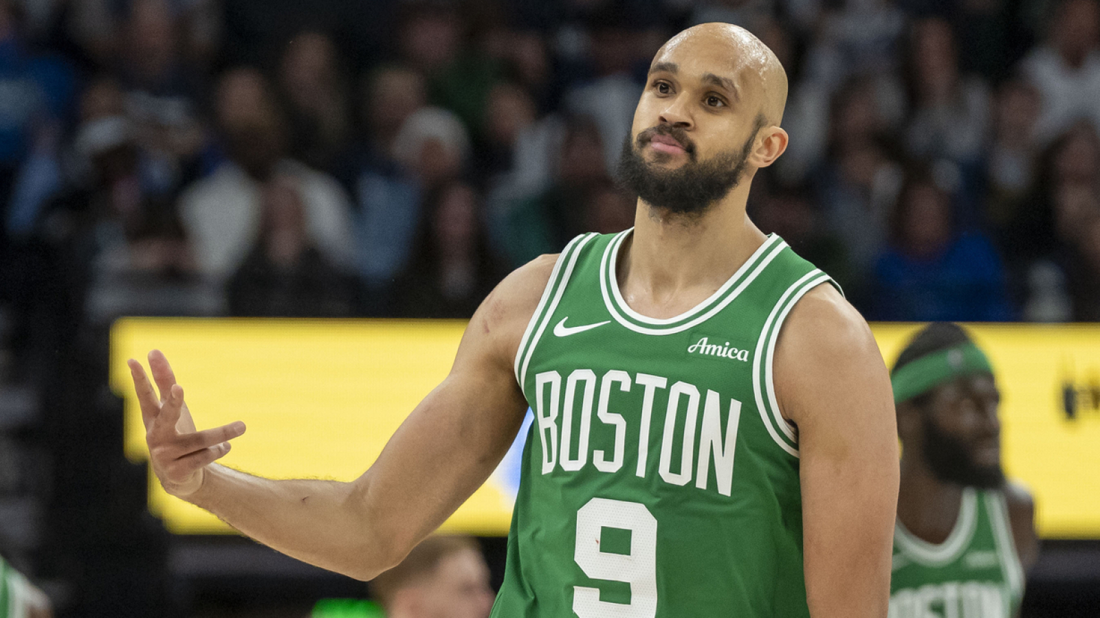 Watch: Celtics bank on Derrick White to hold off Timberwolves