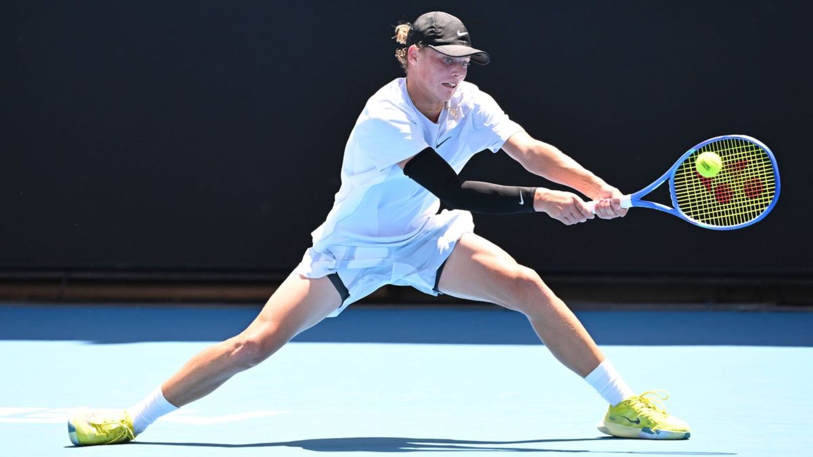 Cruz Hewitt practices with Carlos Alcaraz days after Australian Open qualifying exit and Sinner controversy