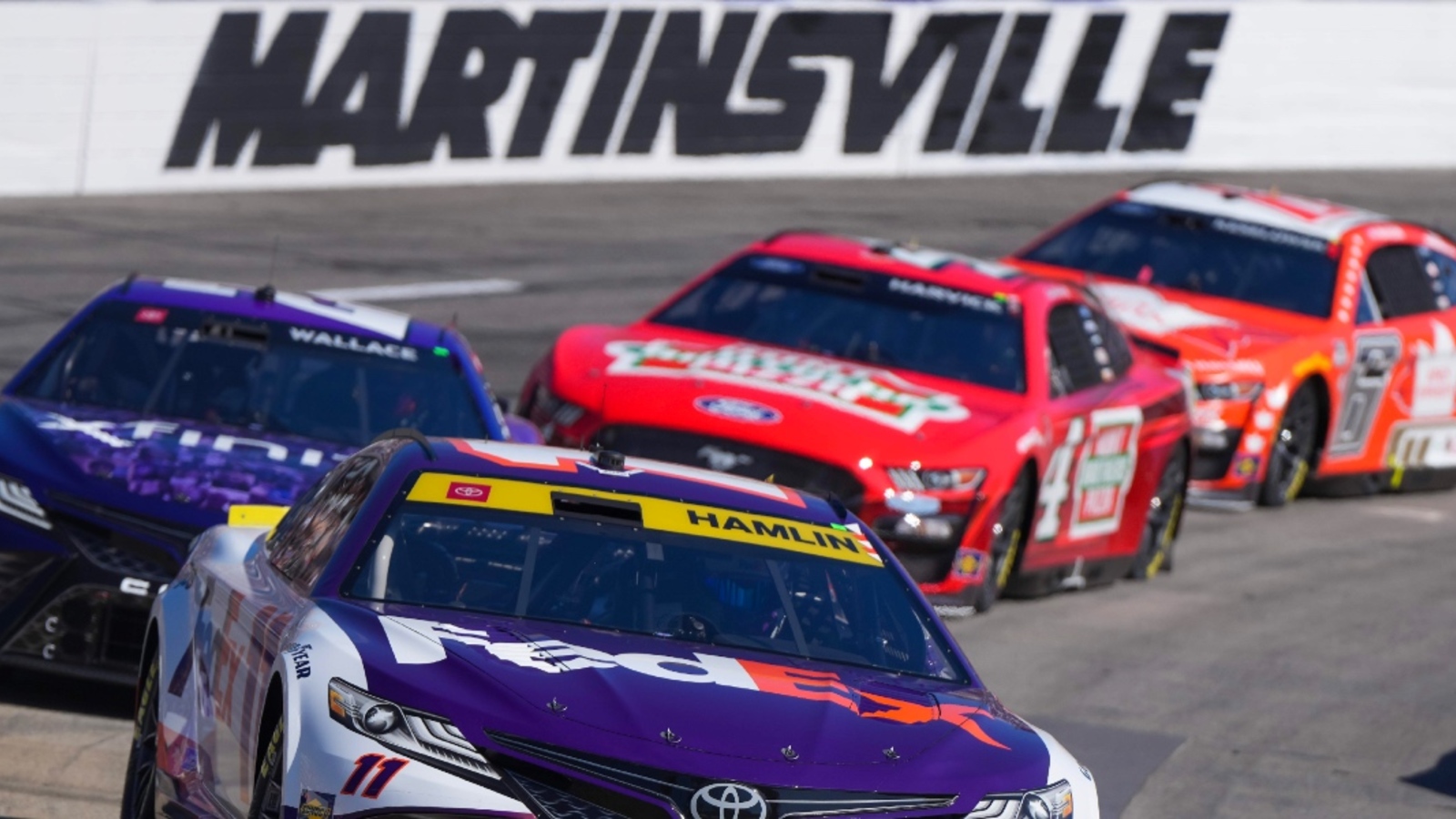 Denny Hamlin, Austin Cindric, Corey LaJoie starting in rear at Martinsville