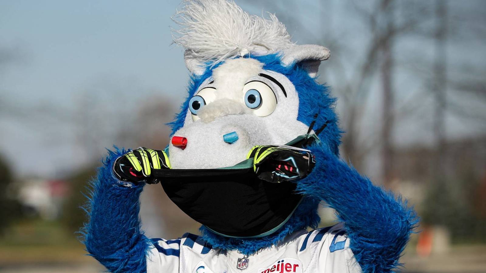 Colts mascot completes viral milk crate challenge | Yardbarker